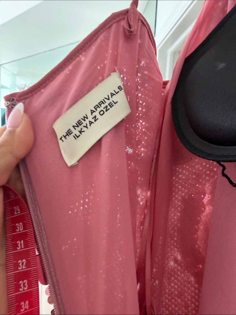 The New Arrivals Ilkyaz Ozel Isis Sequined Gown PINK - Picture 7 of 10